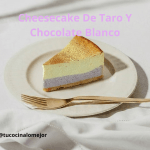 Cheesecake De Taro Y Chocolate Blanco